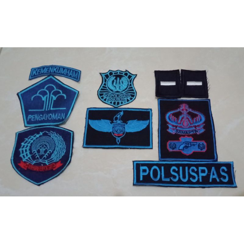 1 set atribut bordir pdl polsuspas