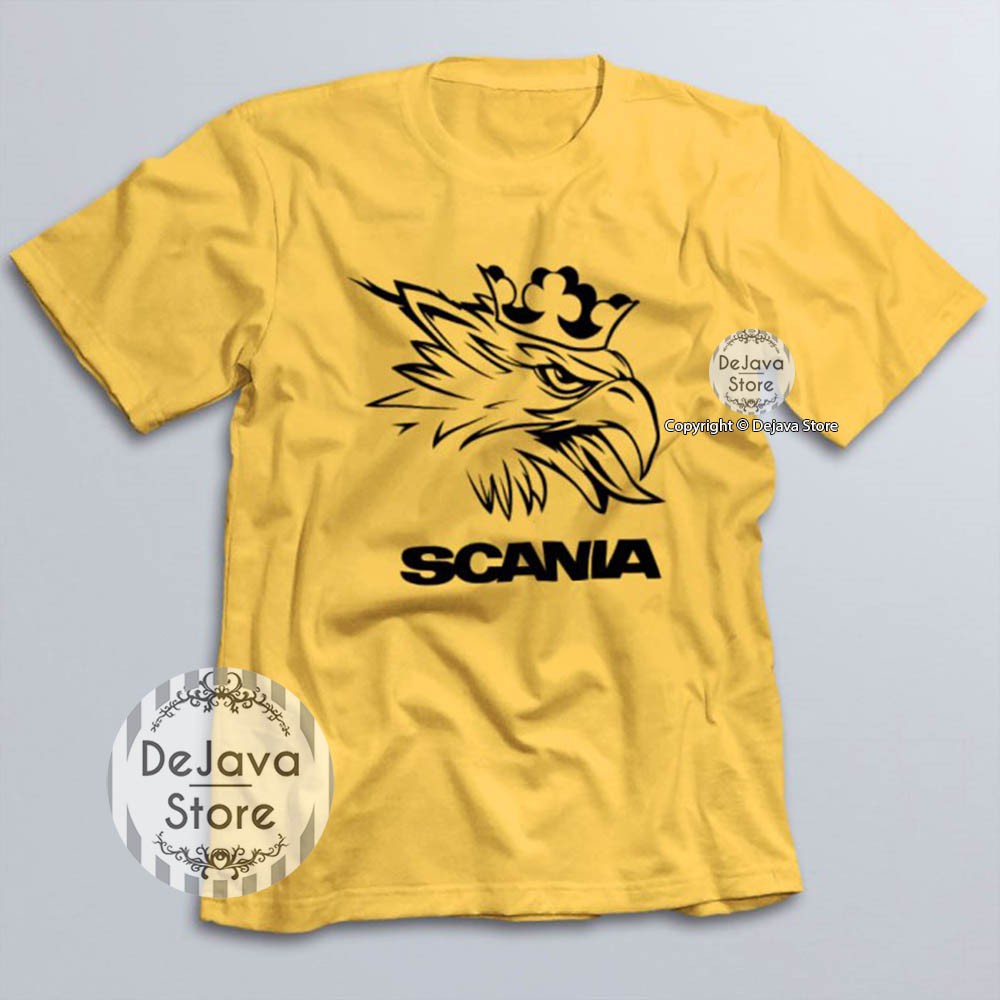 Kaos Bismania Bus Scania Logo Baju Komunitas Pecinta Bis Kualitas Distro Premium | 1550-5