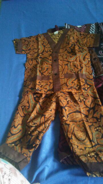 Batik Piama Anak Usia 0.1-5th  Motif Dan Warna Rondom Tidak Pilih
