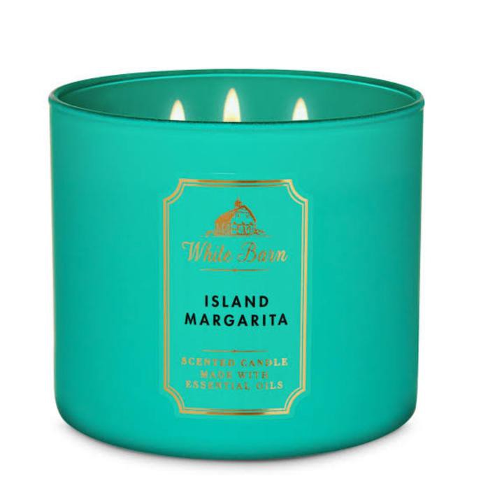 Bath and Body Works 3 wick Candle Island Margarita