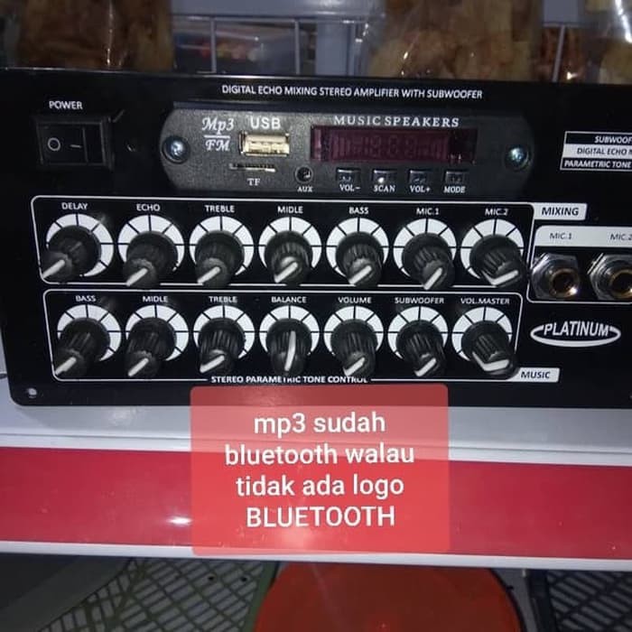 digital echo mixing stereo active speaker dms 7000 dms7000 mp3 player