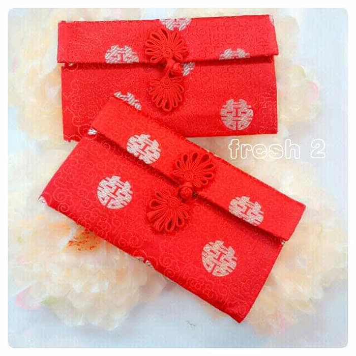 

angpao shuangxi bahan kain model dompet.amplop sangjit.