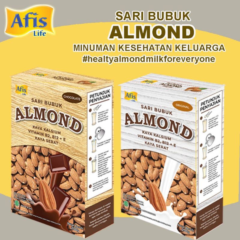 

(220gr) AFIS POPIMON / Bubuk Almond Untuk Umum Kemasan 200 Gram / Bubuk Almond Popimon