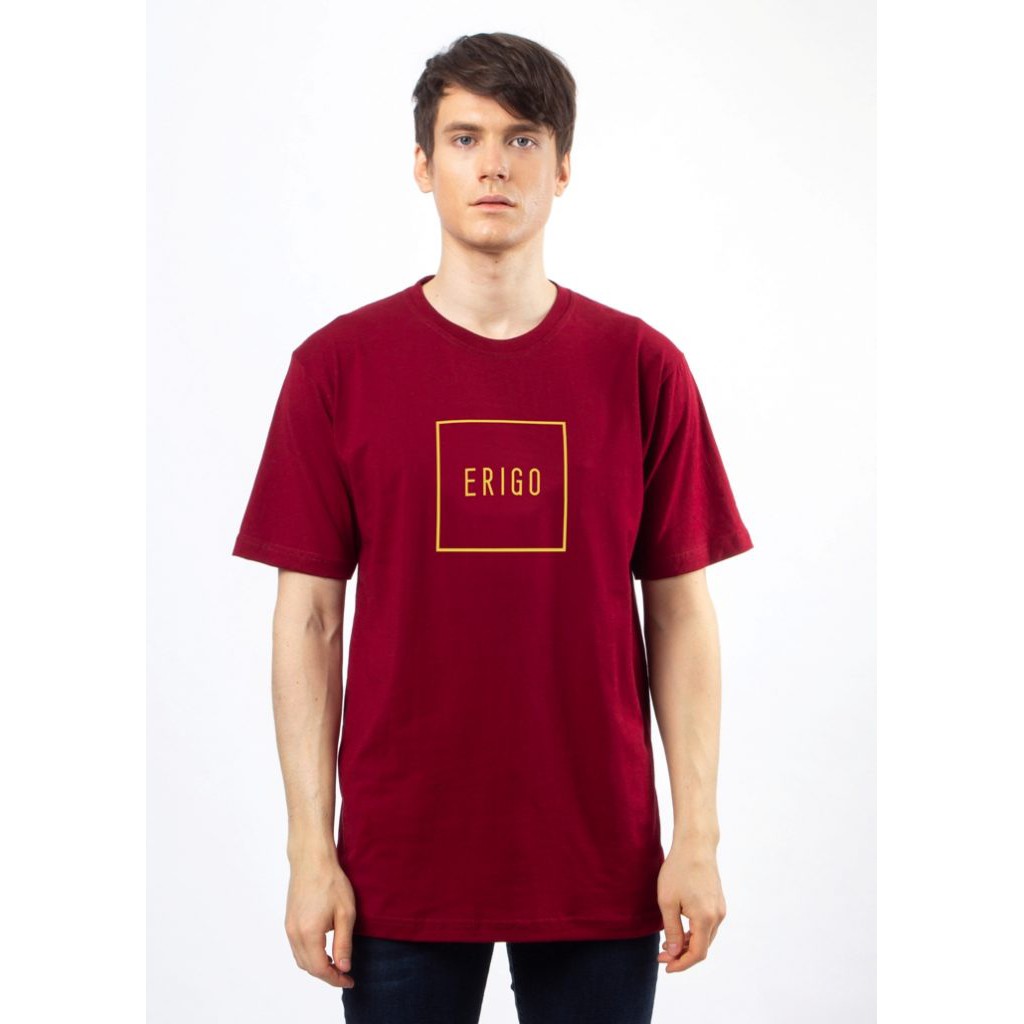 

Erigo T-Shirt Box Yellow Maroon