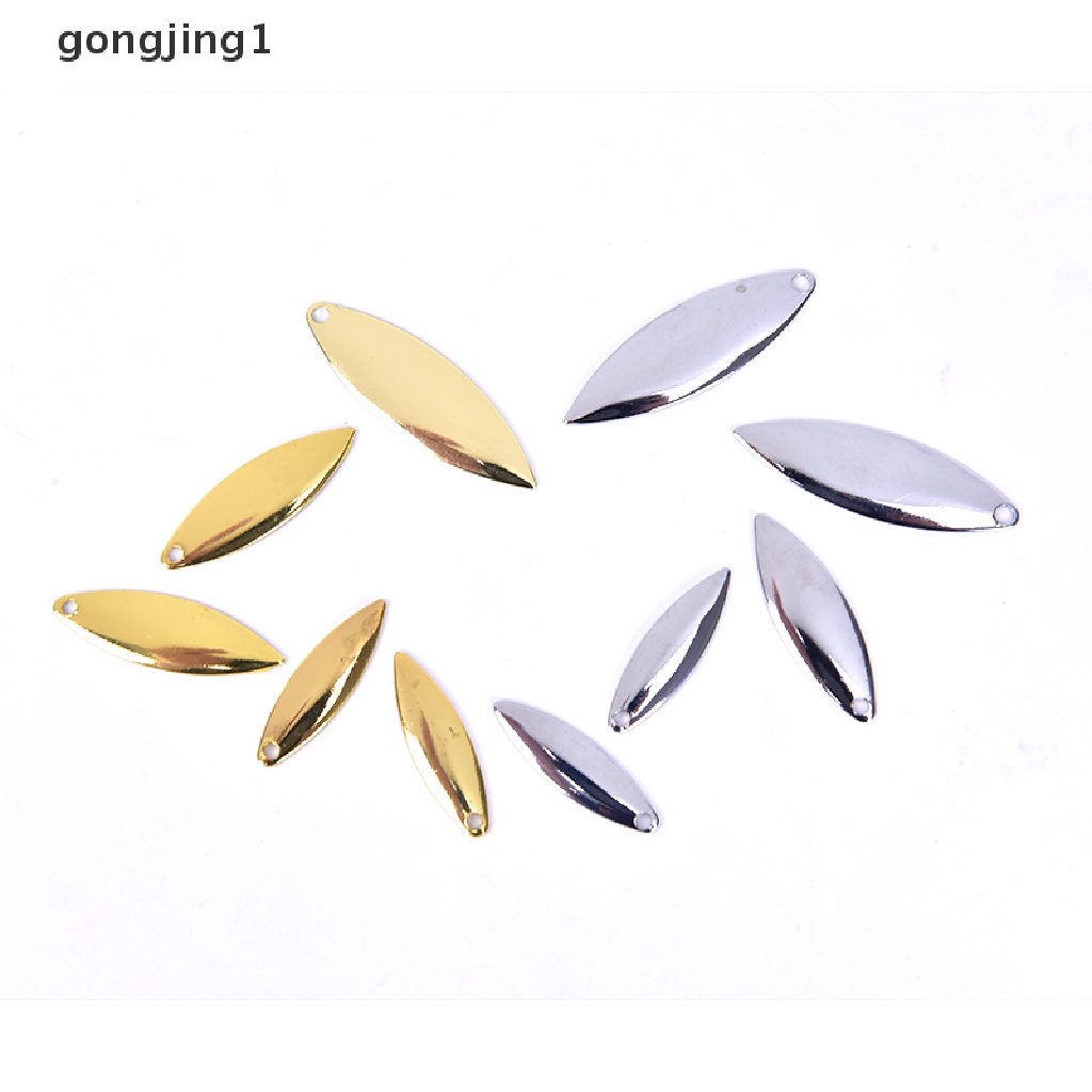 Ggg 50 Pcs Umpan Pancing Spinner Bentuk Willow DIY