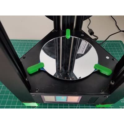 Bed Kaca Cermin Khusus 3D Printer Mirror Glass Bed Base with Clip