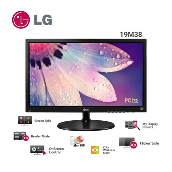 MONITOR LED LG 19M38A 19&quot; inch murah Resmi 1TH