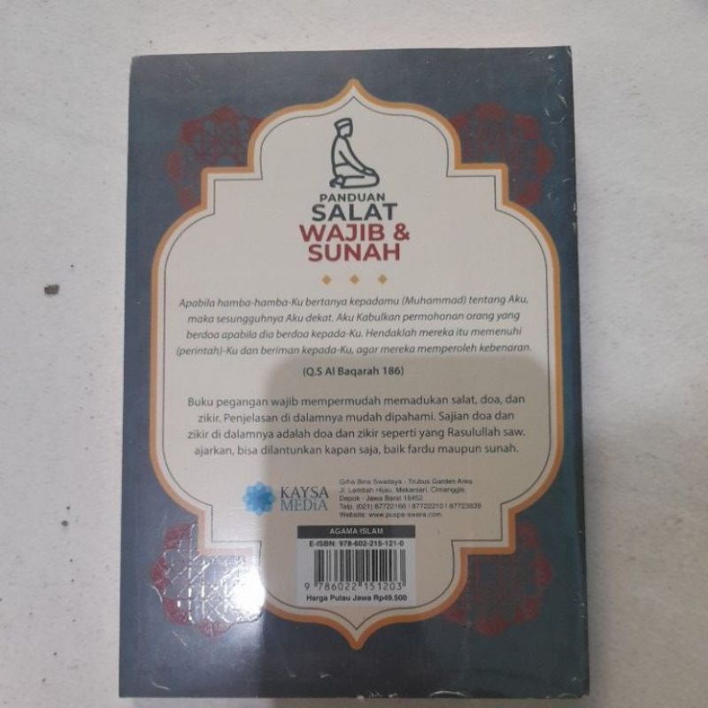 Buku Agama Islam Panduan Salat Wajib &amp; Sunah