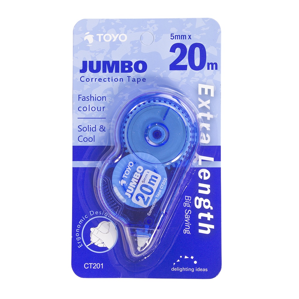 TOYO Tipex Kertas / Correction Tape 5mm x 20 Meter CT201