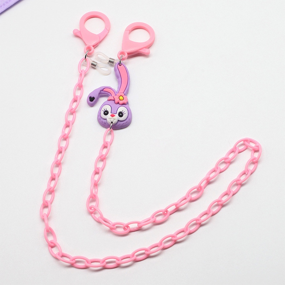 【COD Tangding】Rantai Lanyard Kacamata Anti slip Motif Kartun Kelinci Untuk Anak