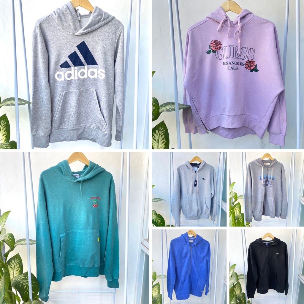 HOODIE JACKET SWEATER SWEATSHIRT CARDIGAN OMG PART 01 BRANDED/GUESS/NIKE/ADIDAS/MLB/DICKIES/STEREO V