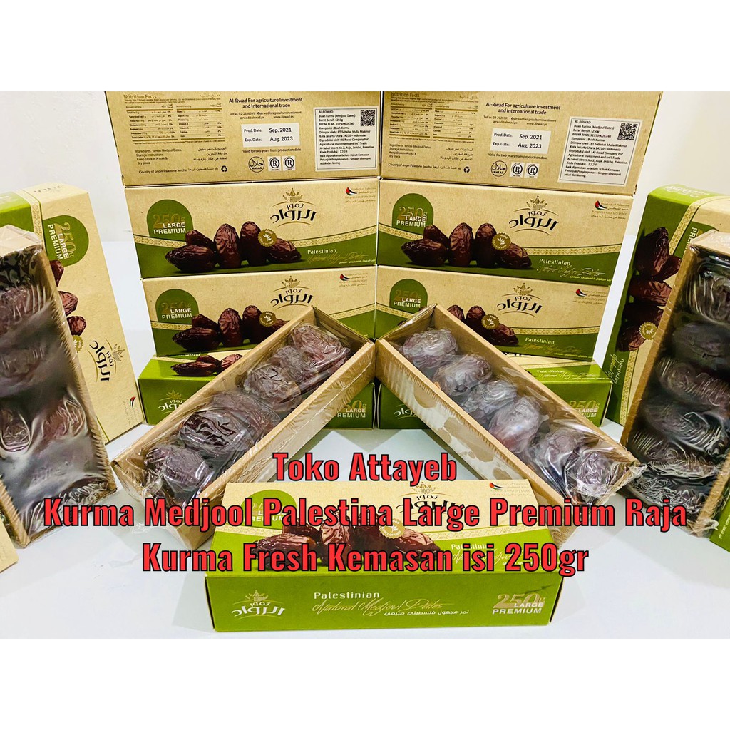 

Kurma Medjool Palestina Large 250gr Al Rowad Premium Fresh Raja Kurma Enak Lembut Panen Baru 2026