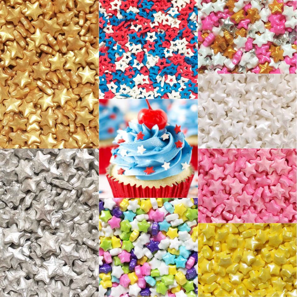 

sprinkle kue edible 100gr star series