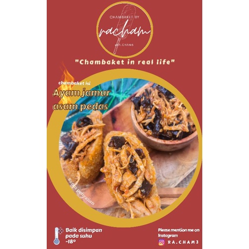 

CHAMBAKET VARIAN AYAM JAMUR ASAM PEDAS