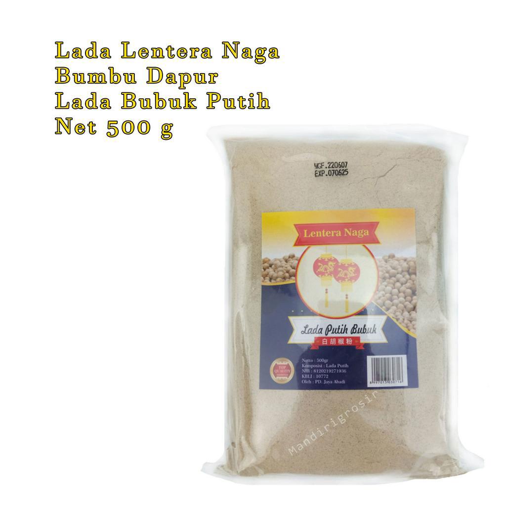 Lada Lentera Naga* Lada *Bumbu Dapur *Lada putih *Lada Bubuk *500 g