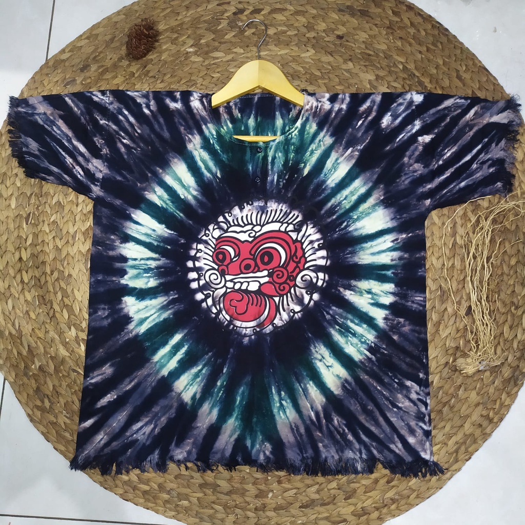 KAOS BARONG BALI BAJU BALI BAHAN RAYON KAOS SANTAI KAOS PANTAI
