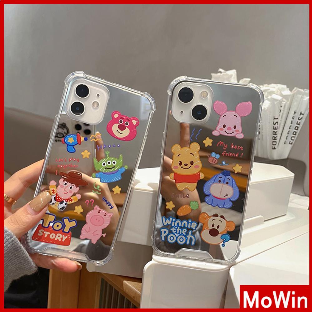 iPhone Case Acrylic Luxury Makeup Mirror Airbag Shockproof Protection Camera Cartoon Cute Compatible For iPhone 11 iPhone 13 Pro Max iPhone 12 Pro Max iPhone 7 Plus iPhone xr