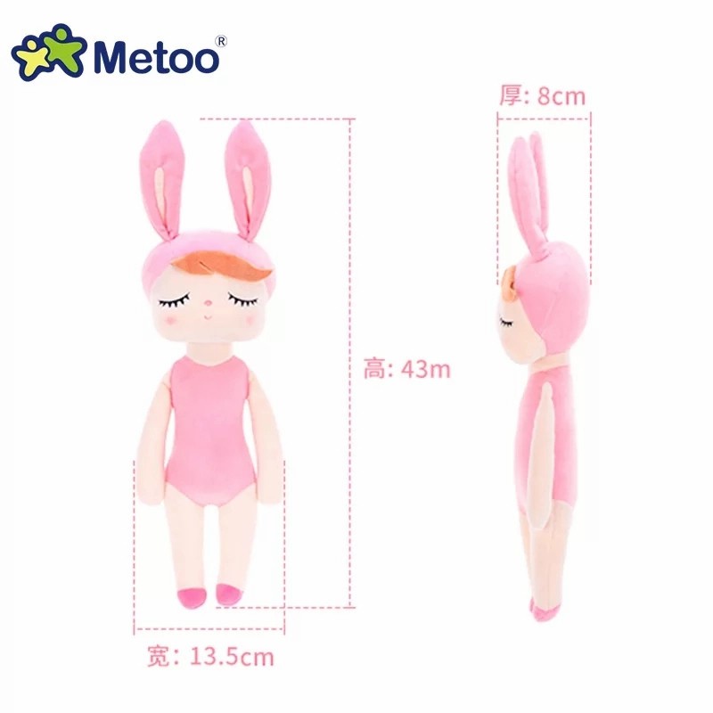 MOMBABY1 Kado Mainan anak Perempuan boneka Metoo Bisa Copot Pasang Baju