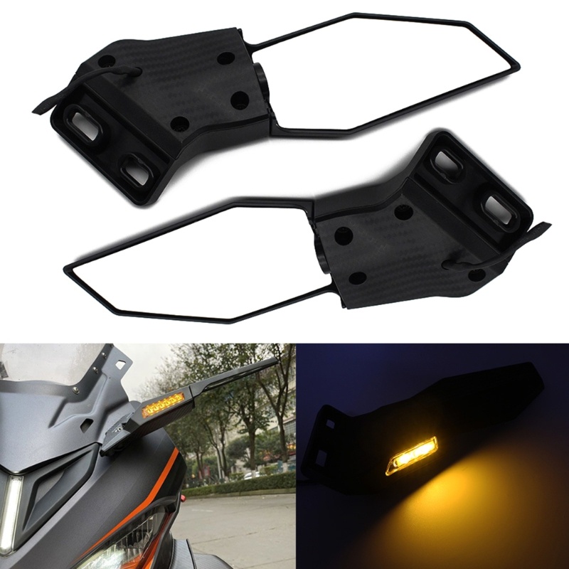 Zzz Kaca Spion Motor Modifikasi Model Putar Untuk NMAX155 NINJA