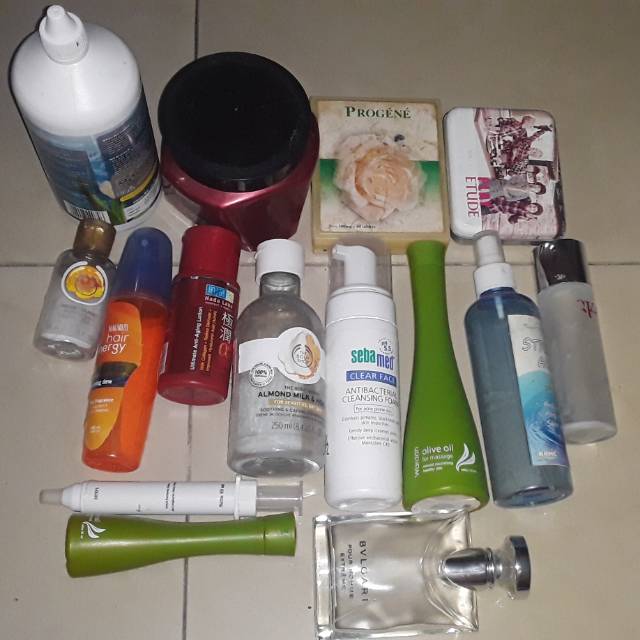 botol kosong skincare