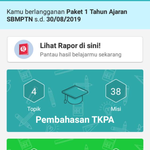 RUANG GURU SATU TAHUN SBMPTN