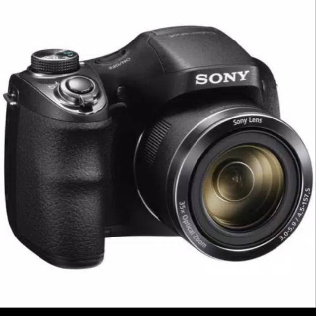 SONY DSC H300 camera mirrolles 35xoptical zoom- hitam (bekas)