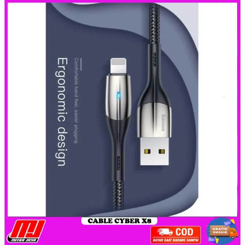 ELITE Cyber X8 Kabel USB Synch Data LED Auto Disconnect 2.4A