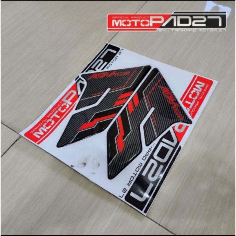 Stiker motor resin Honda Adv 160 cover body samping premium