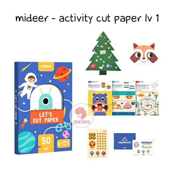 

Zoetoys Mideer Activity Cut Paper Origami Sticker | Level Up 1 2 3