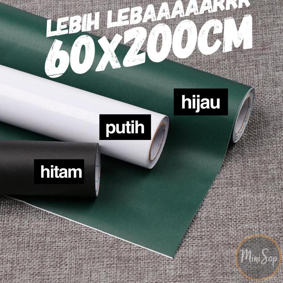 

Muraaaahh.. Stiker Papan tulis Whiteboard Blackboard Spidol Kapur hitam putih hijau 60 x 200 tempel 8ZT