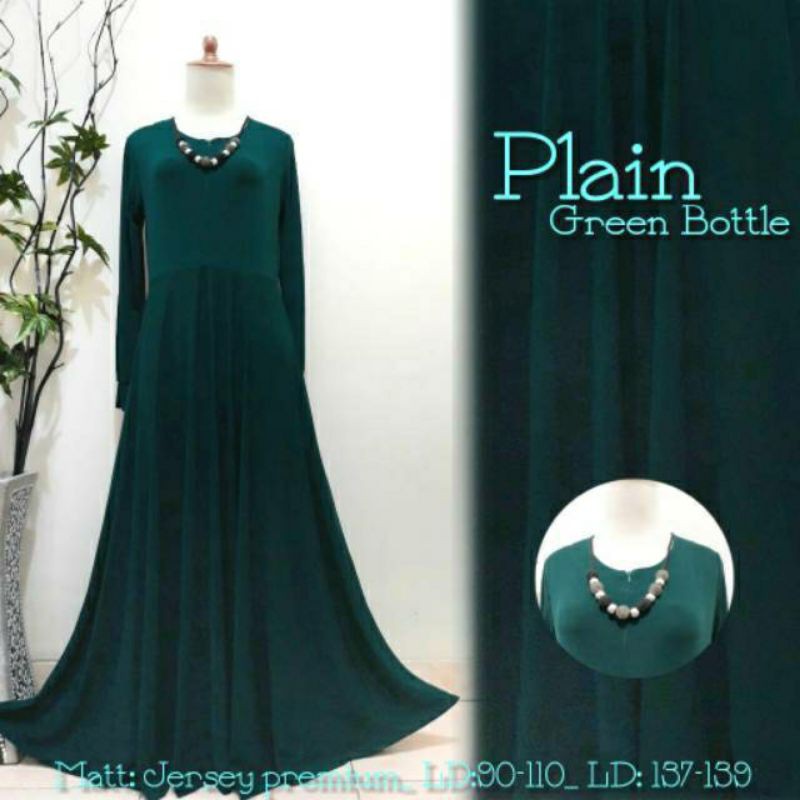 GAMIS JERSEY PREMIUM POLOS(HIJAU BOTOL)