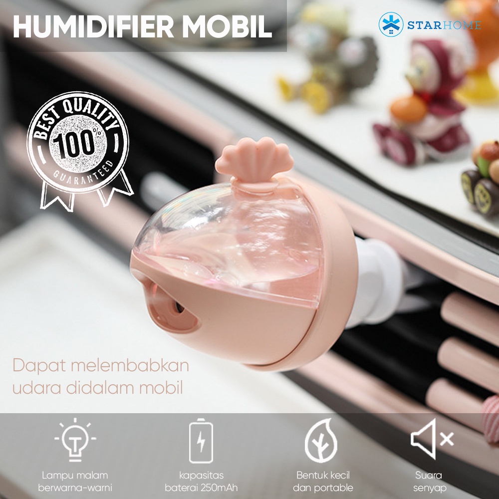 Car Humidifier Car Diffuser Pelembap Udara Rumah Humidifier LED J03B