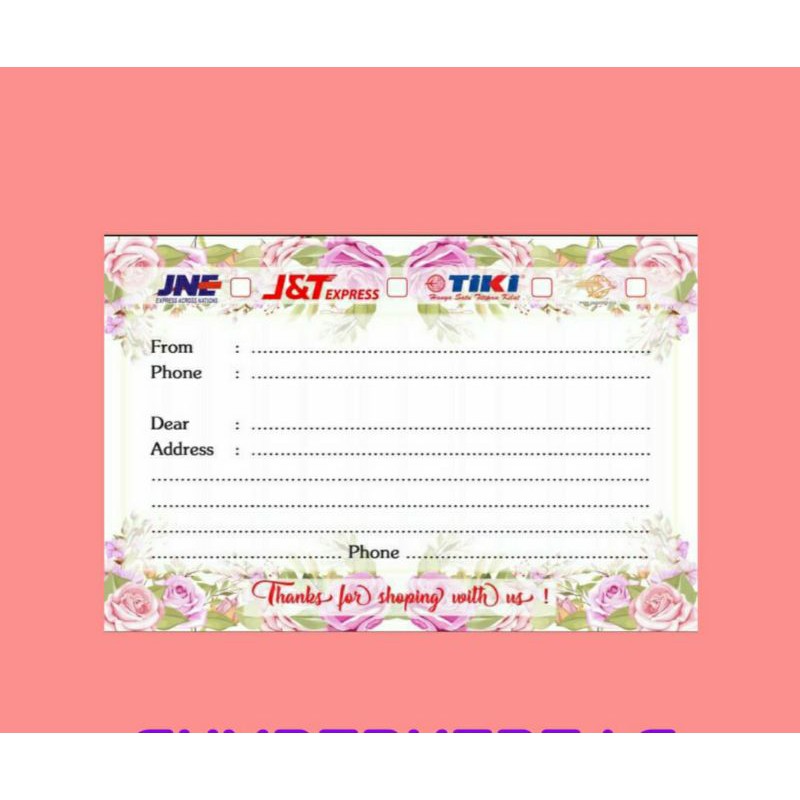 

STIKER PENGIRIMAN / STIKER PENGIRIMAN ONLINE SHOP / STIKER PENGIRIMAN MURAH / STIKER OLSHOP