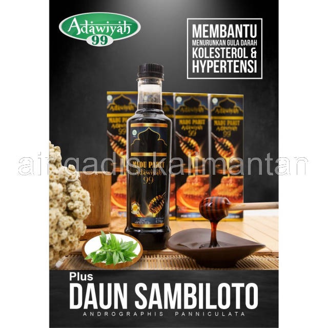 

[bisa COD] Madu Pahit Madu Hitam Madu Murni Madu Insulin Ektra Daun Sambilito Madu Adawiyah 99