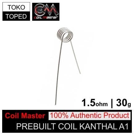 AN otentiq Coil Master Pre-built Kantal A1 1.5 ohm | 30 awg