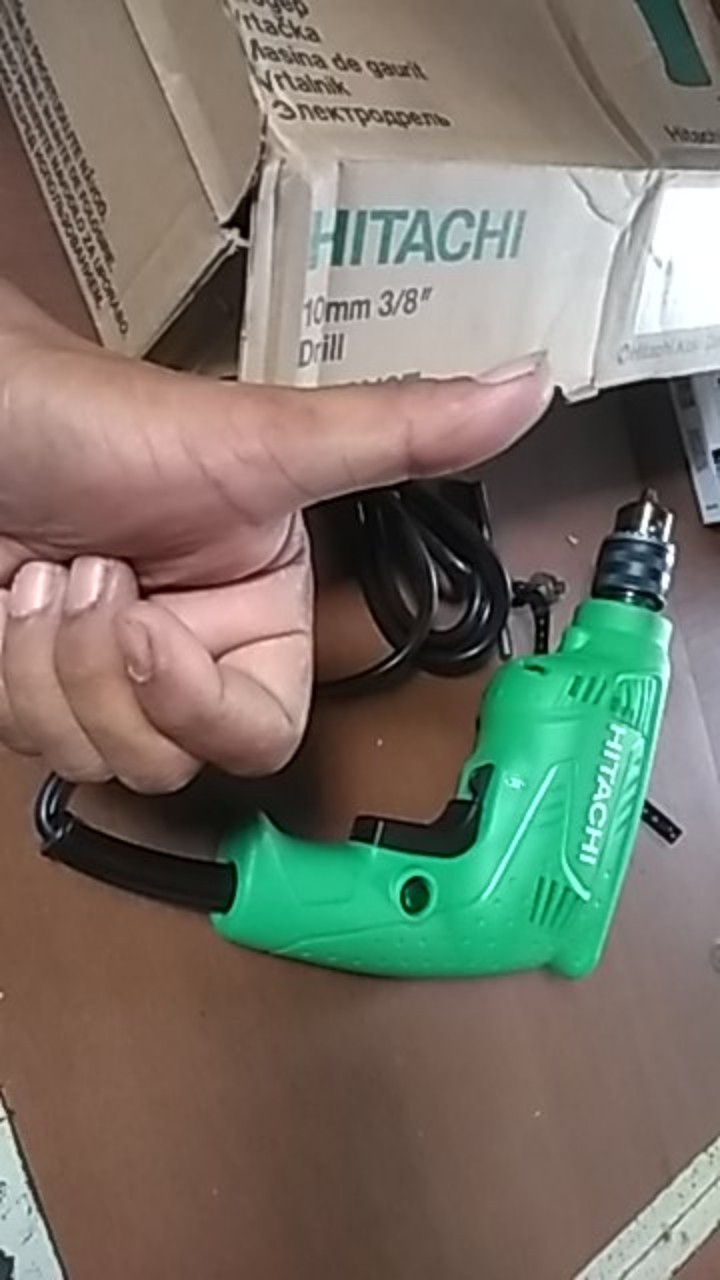 Mesin Bor 10mm Hitachi D 10vst - Bor Tangan 10mm Hitachi D10vst