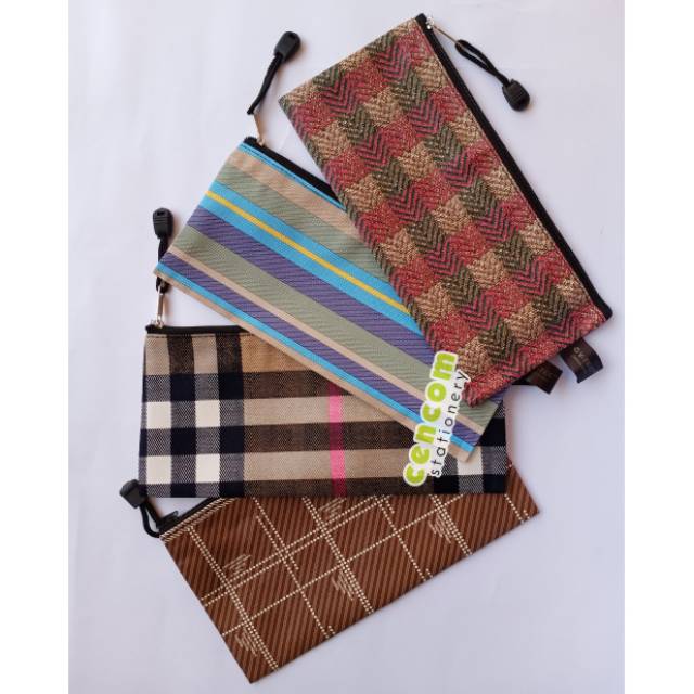 

Tempat Pensil Alat Tulis / Pensil Case Zipper A6 / Dompet Tempat Penyimpanan