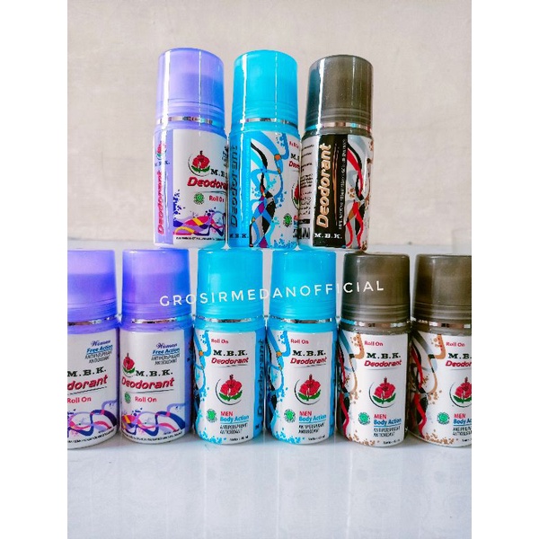 MBK POWDER DAN DEODORANT ROLL ON - PENGHILANG BAU BADAN, WANGI HARUM