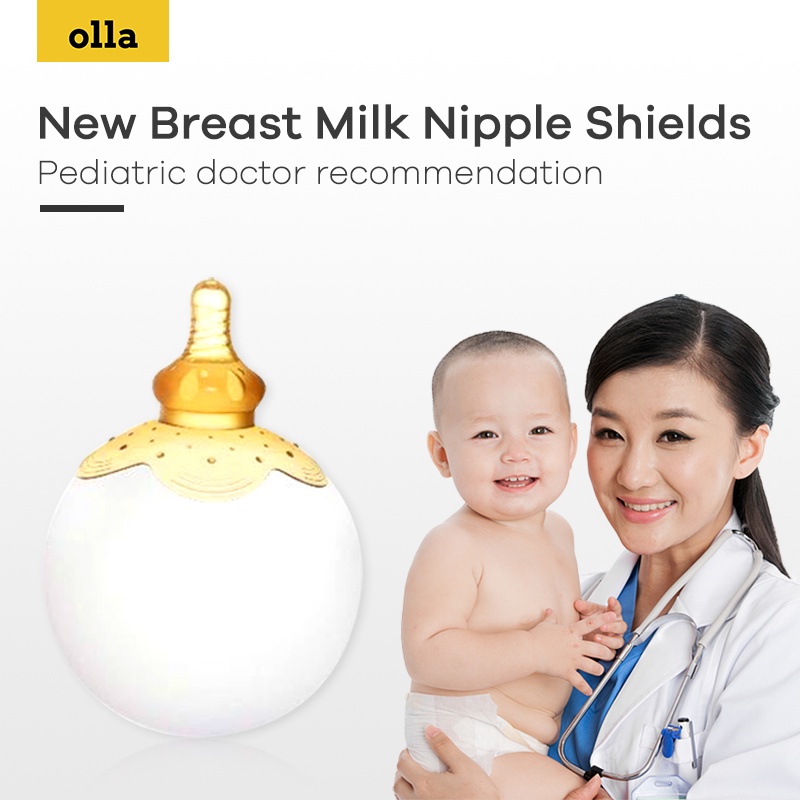 olla Pelindung Puting Bahan Silikon Untuk Menyusui  nipple shiled breast pad