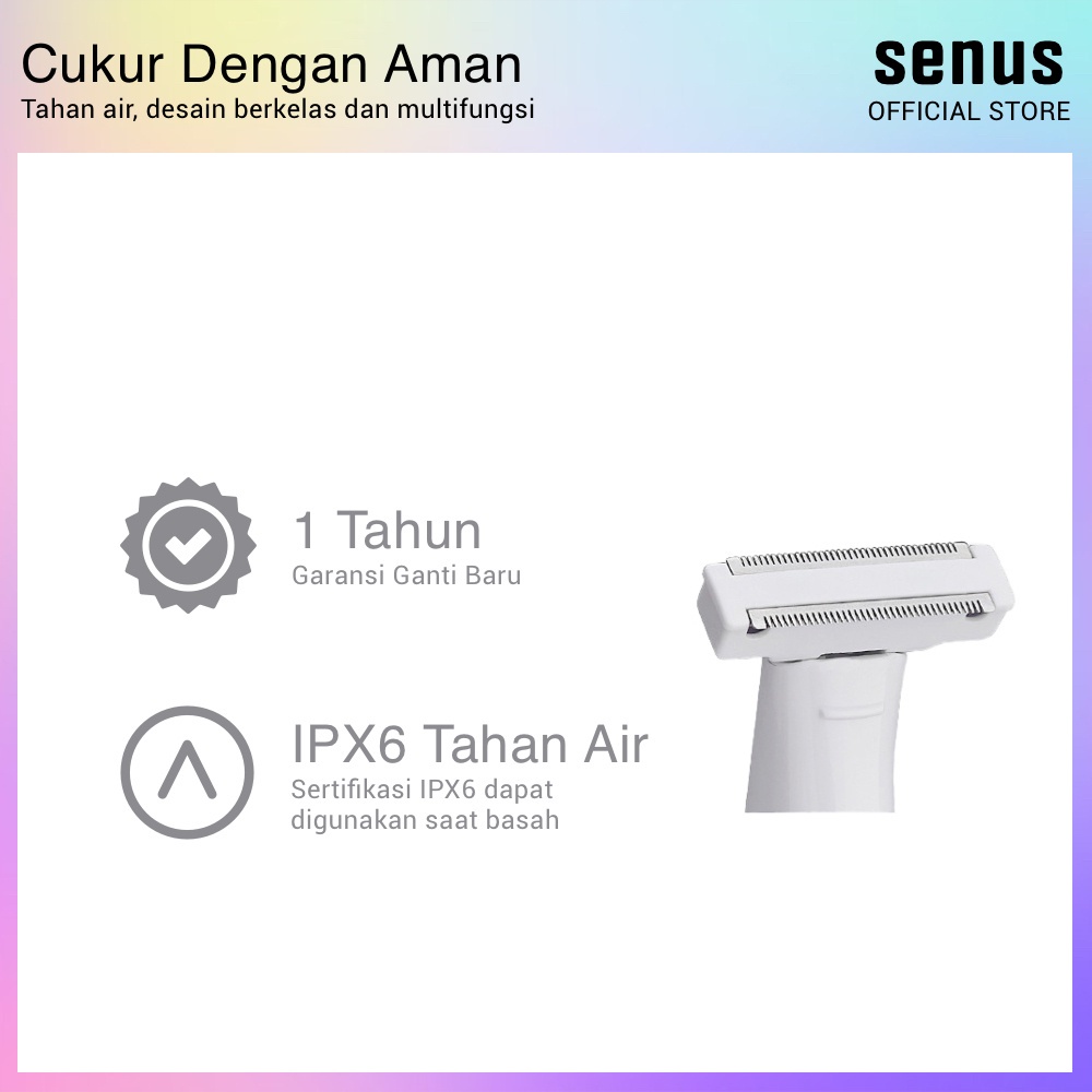 Kepala Shaver Senus Alat Cukur Elektrik