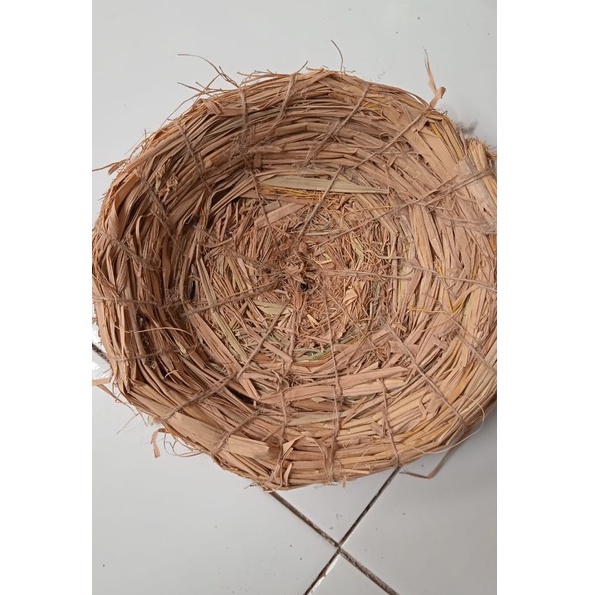 Sarang Ayam Bertelur 18cm|Tempat Ayam Bertelur |Jerami tempat bertelur ayam atau burung
