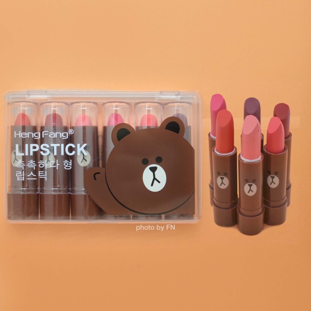 HF Lip Matte Box Set HengFang Lipstick Lip Matte H9301