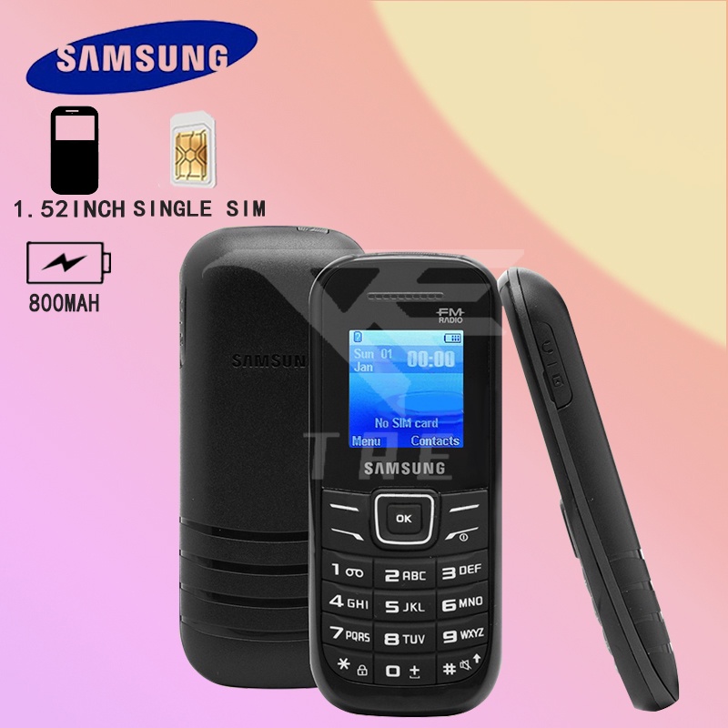 TRE Hp Samsung GSM GT E1200/E1205 Murah Baru Single Sim