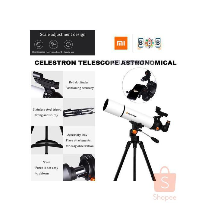 TEROPONG TPO2G272 XIAOMI CELESTRON TELESCOPE ASTRONOMICAL SCTW80