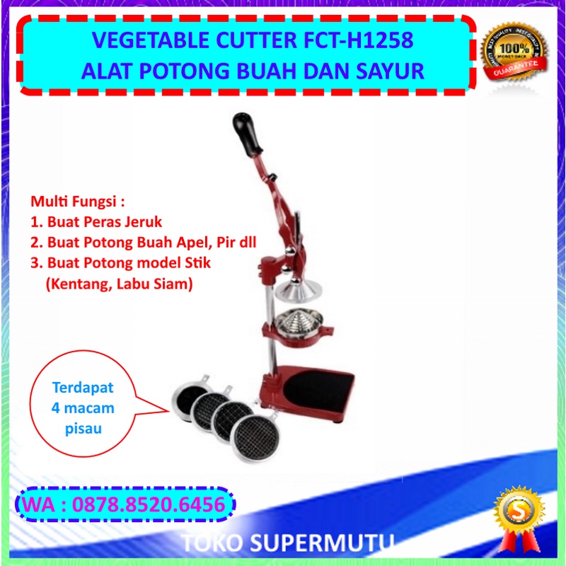 Alat Potong Stik Kentang, Alat Peras Jeruk FCT-H1258 Fomac