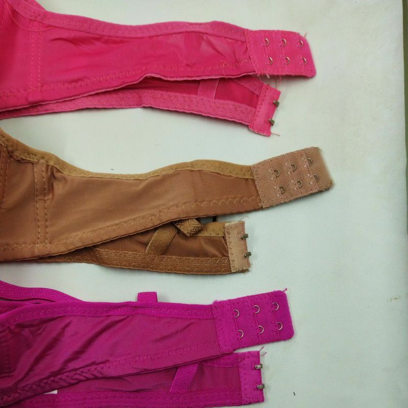 BRA BRUKAT CANTIK TANPA KAWAT BUSA TIPIS SIZE 34 SAMPAI 38 ECER DAN GROSIR