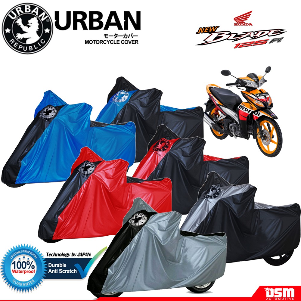 Urban / Cover Motor Honda Blade 100% Waterproof / Aksesoris Motor Blade / Cover Motor Premium  / DSM