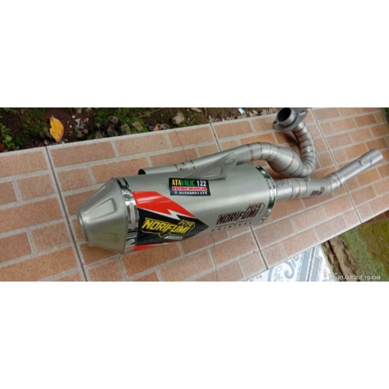 knalpot racing norifumi roket 4 CRF KLX d tracker wr selencer Silincer slincer