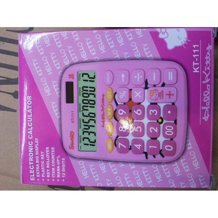 

Calculator Kalkulator Hello Kitty Kt 111