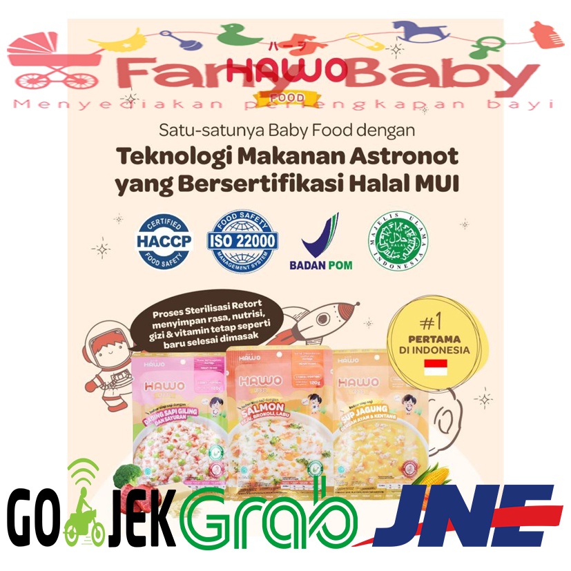 Hawo Baby Food Bubur Siap Saji 120gr